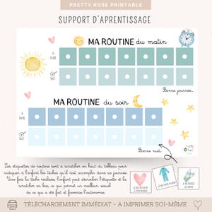 Montessori Support | Morning and Evening Routine | Weekly Routine | Children&#39;s Activity Routine