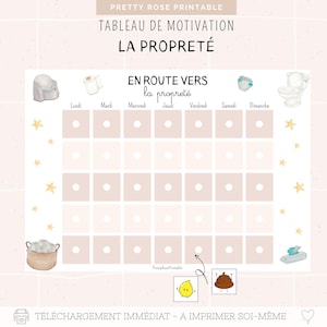 Potty Training Chart | Montessori Child Motivation