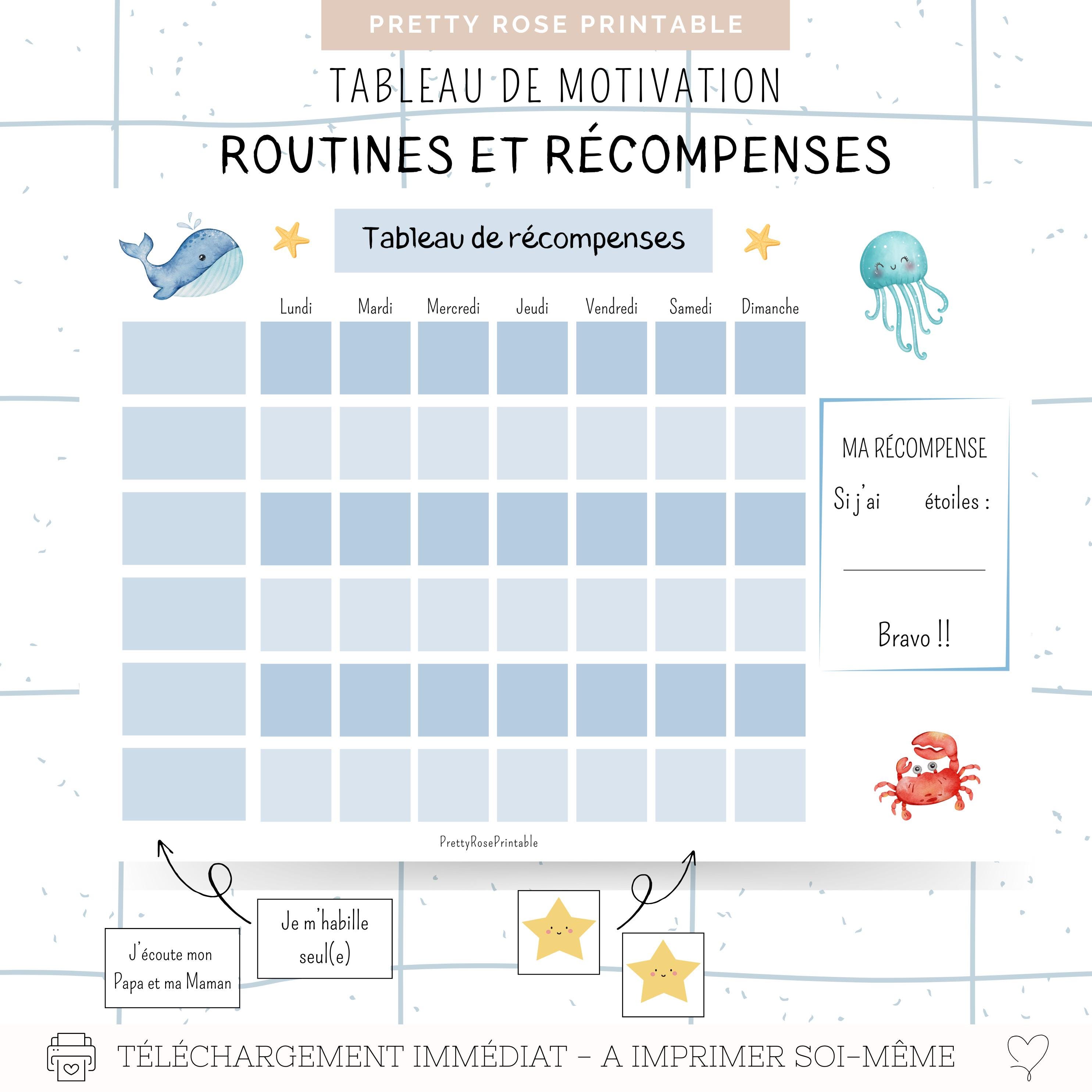 Tableau De Récompenses Magnétique Enfant - Pot à Étoiles En Bois, Outil Montessori Motivation Bonne Conduite Maison École, 25 Étoiles Incluses