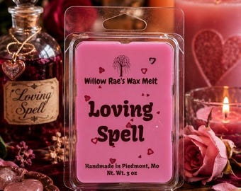 Loving Spell Wax Melt - Fragrance Wax Melt - Wax Melt - Wax Melt Clamshell - Wax Melts - Wax Bar - Fragrance Bars - Perfume Wax Melt