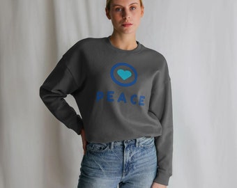 Oversized Peace Pullover/Pullover für Damen