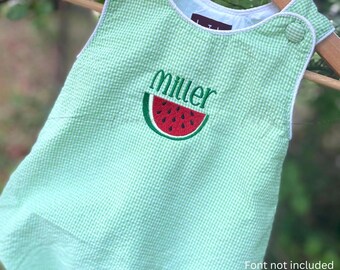 Mini Watermelon Embroidery Design: Watermelon Mini Fill Machine Embroidery Design, Small Watermelon Embroidery File (Digital Download)