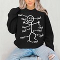 Funny Meme Stick Arrows Vintage Design, Ow Ow Ow Stick Character Figure Humor Chronic Pain Awareness, Digital Download, Design For Shirt product logo