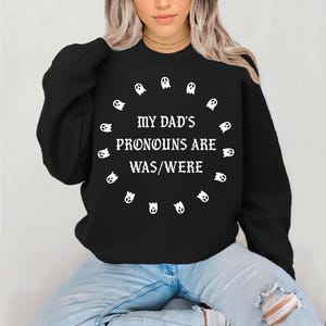父の代名詞は「was/were」PNG、父の日のダークな父のジョーク、ハロウィンのミーム、面白い父の日、PNG、デジタルダウンロード、シャツのデザイン