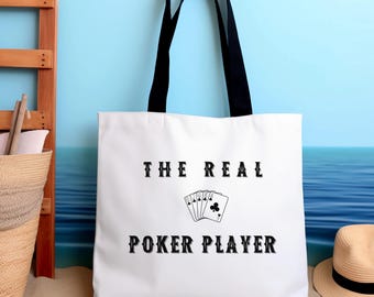 Poker Tote Bag: Card Game Lover Gift