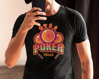 Poker squad shirt, gift for him, unisex Tshirt, CASINO Card Game Tee,Casino Apparel, Funny Poker Shirt, Gambling Lover ,Gambler gift,