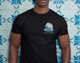 Surf T-Shirt: Unisex Retro Coastal Graphic Tee