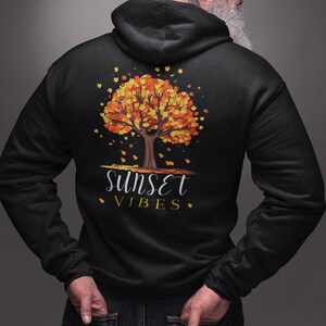 Moletom com capuz Sunset California, moletom de praia, moletom com capuz Coastal Vibes, pulôver California, moletom com capuz Sunset unissex