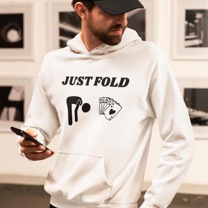 Moletom com capuz de pôquer, moletom de cassino, vestuário para jogos de cartas, lã de três painéis, vestuário para jogos de azar, jaqueta de blackjack