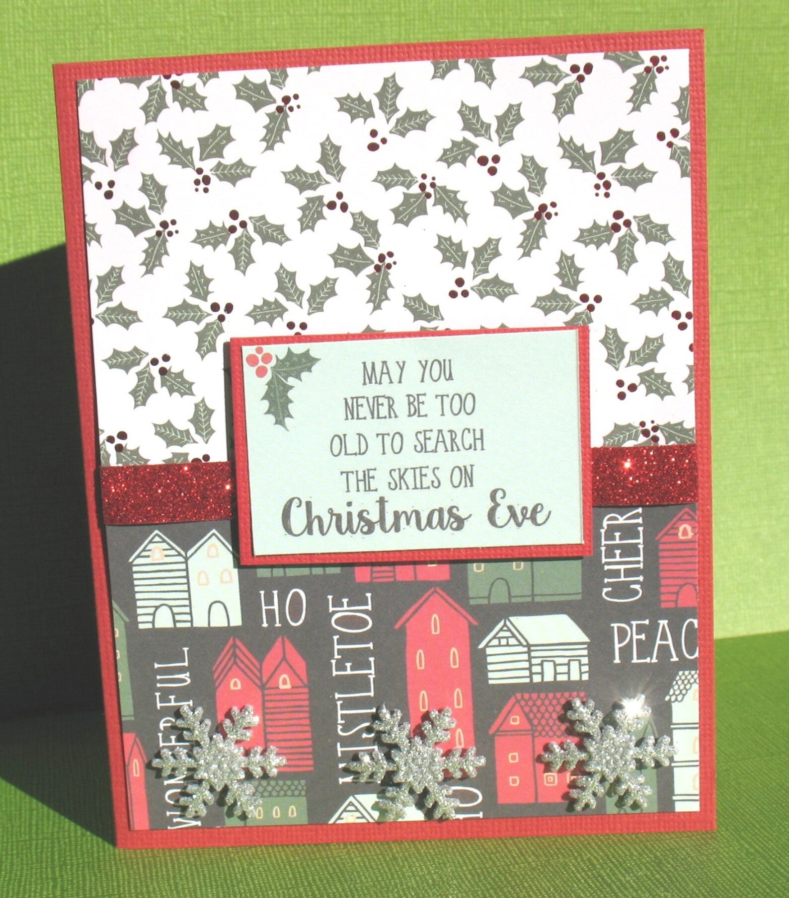 Christmas Eve Holiday Greeting Card | Etsy