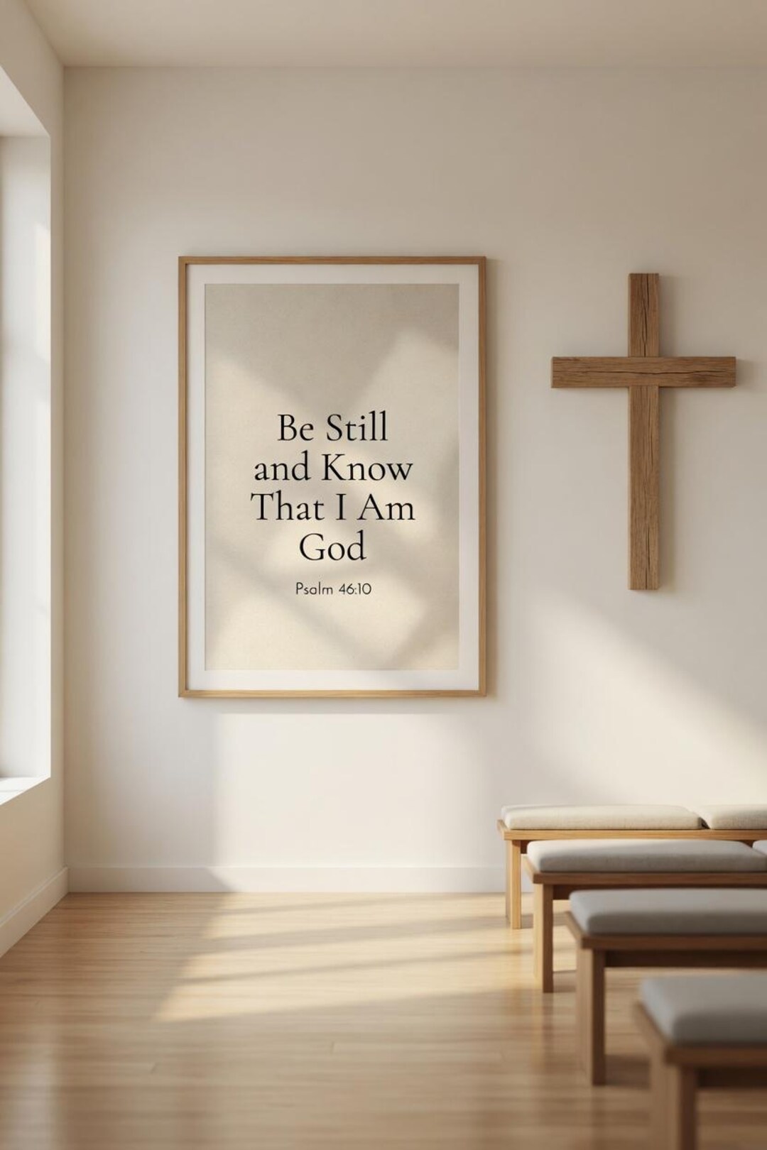 Psalm 46:10 Print | Minimalist Bible Verse Wall Art (digital Download ...