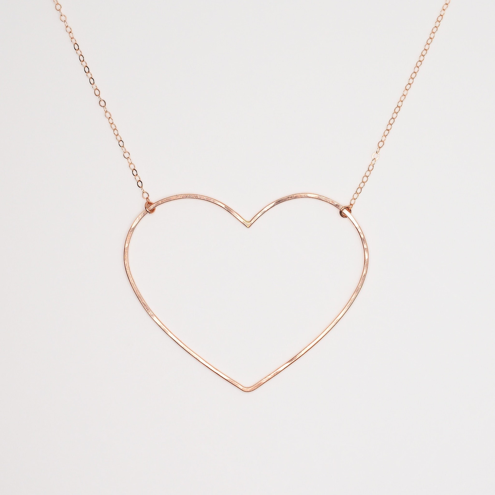 Emily in Paris Large Open Heart Necklace Gifts for Her Gold Etsy