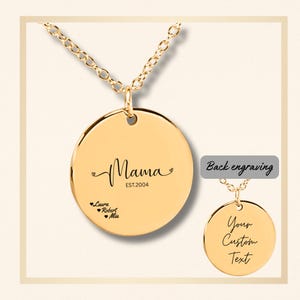Personalisierte Mama Halskette mit Kindernamen, herzliche Andenken Halskette für Mütter, Mom Charme Halskette Familiennamen, Kinder Halskette mit Namen