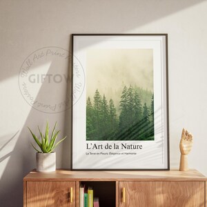 Arte imprimível da natureza, decoração moderna para escritório em casa, presente de decoração para casa, pôster de arte de parede, arte de parede moderna, arte de parede imprimível A3, presente para novo proprietário
