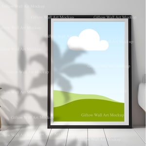 Wall Art Mockup, Canva Poster Frame Template, Wall Art Mockup, Drag and Drop Wall Art mock-up, Canva Wall frame template, Wall Art Frame