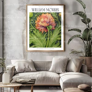 Canva Wall Art Mockup, Canva Poster Frame Template, High Quality Wall Art Mockup, Drag and Drop Wall Art mock-up, Canva frame template