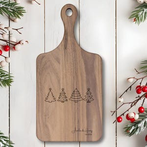 Personalized handwriting cutting board, custom cutting boards gift, Handmade wooden cutting board gift, Housewarming gift, Christmas Gift