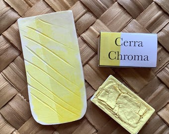 Gelbe Keramik Unterglasur: Cerra Chroma Aquarell Näpfchen