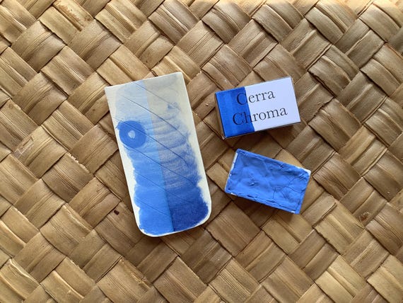 Blue Ceramic Underglaze: Cerra Chroma Watercolor Pans, Cone 06-10