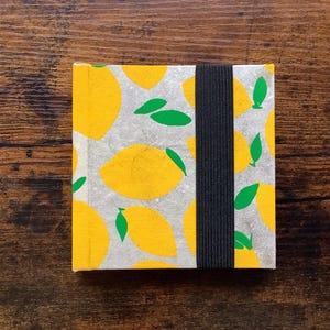 Lemon Watercolor Sketchbook: 100% Cotton, Hard Cover (4x4)