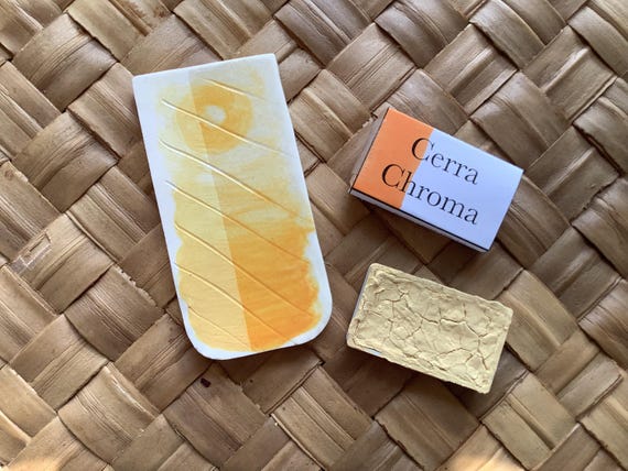 Orange Yellow Ceramic Underglaze: Watercolor Effect, Cone 06-10