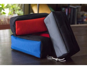 Waterproof Cordura Art Supply Bag: Heavy Duty Zippered Pencil Case