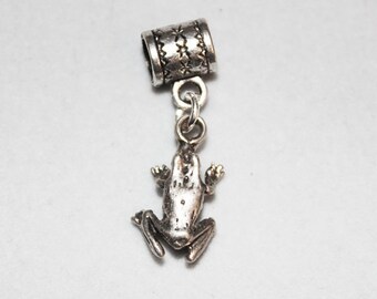 Sterling Silver Tree Frog Style Lrg Hole Bead Fits All European Styles of  Add a Bead Charm Bracelet Jewelry AAB-1276