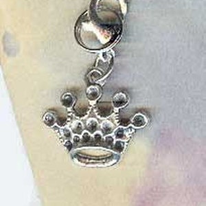 Royal Crown Charm, Pet Charm, Horse Bridle Charm, Clip on Jewelry Charm PC-GN03