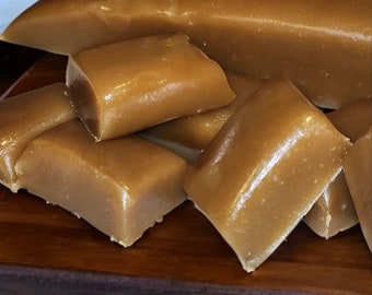 Homemade Caramels - 1/4 or 1/2 pound