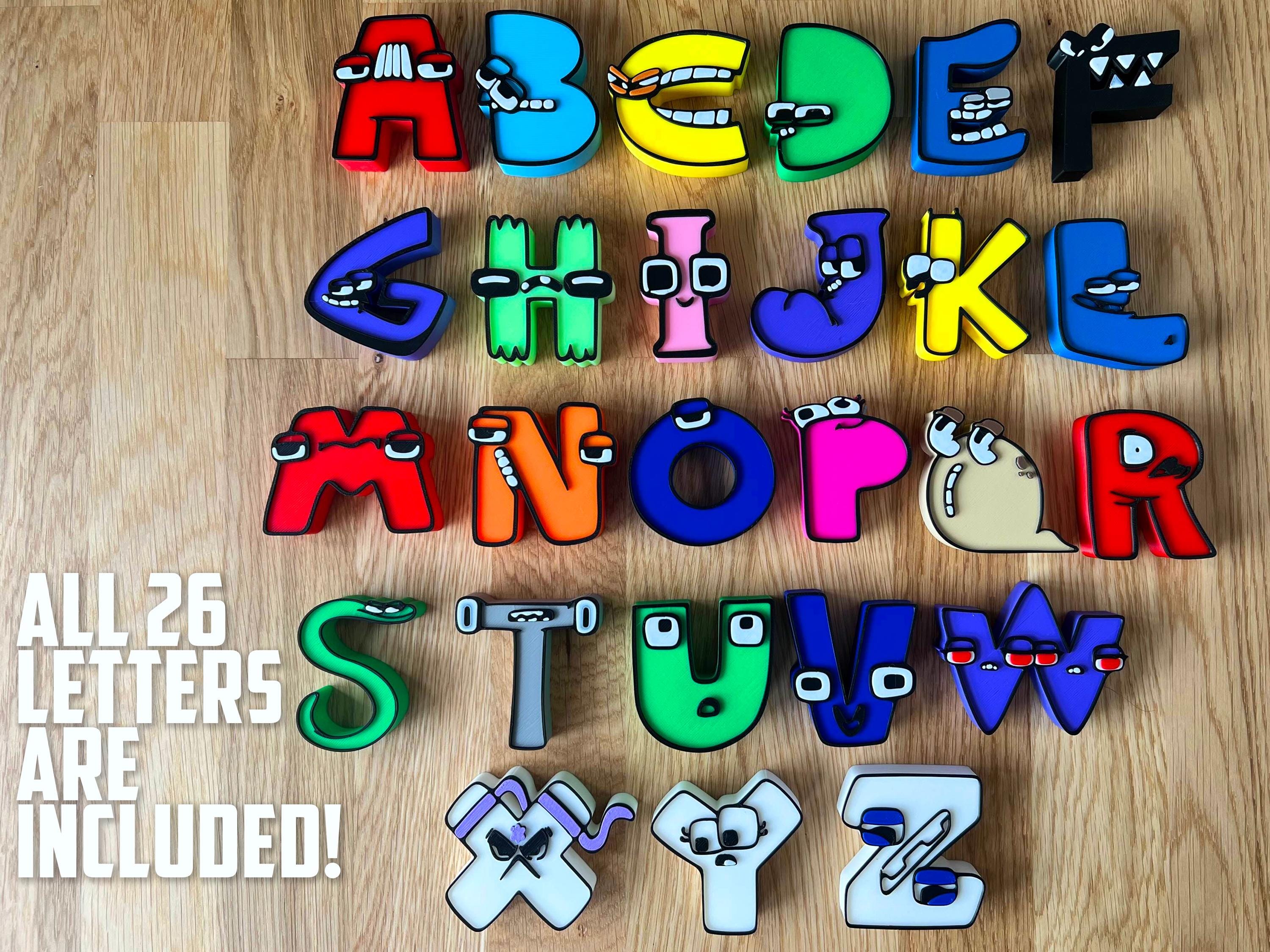 アルファベットの伝承スタイルの文字：A～Zのフルセット、保育園の