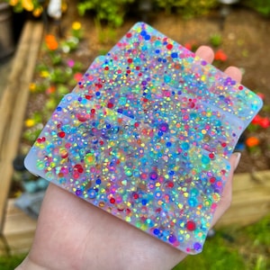 Pick Pad - Rainbow Picking Pad - Picking Fidget Pick Toy - Crystal Pick Pad - Pick, Peel, Dig
