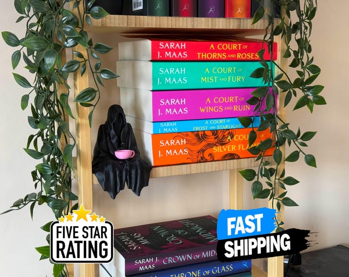 Suriel Bookshelf Decor | Book Nook Bookish Collectible Merch | Grim Reaper Decor Booktok