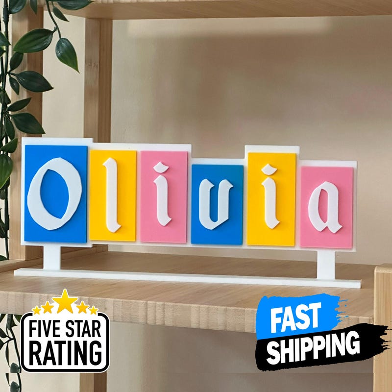 Disneyland Name for Desk - Etsy