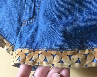 Vtg 90s High Waist Denim Jean Shorts