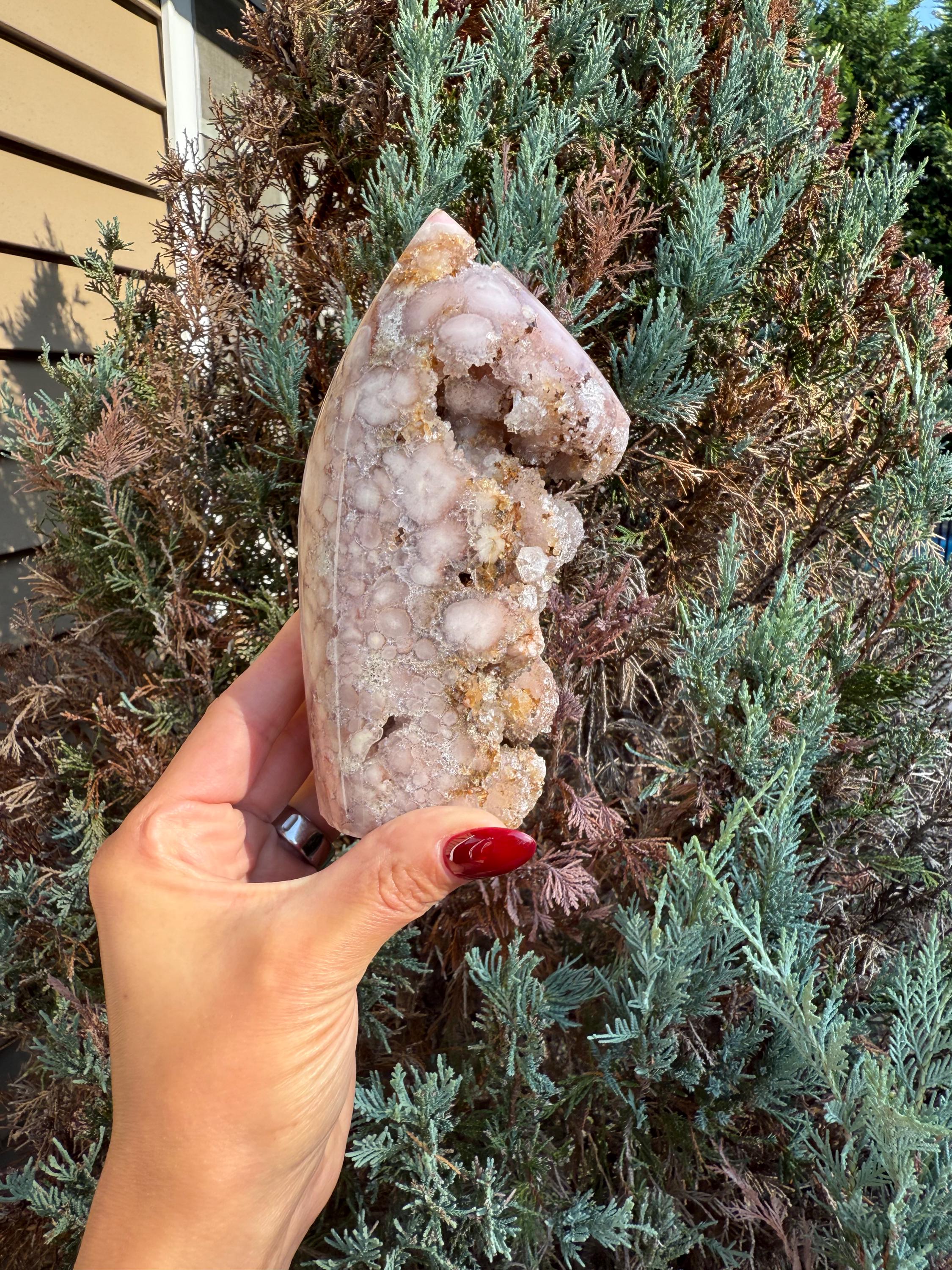 Dark Pink Amethyst Druzy Freeform Crystal • Sparkling Brazil Specimen • Spiritual Decor 10
