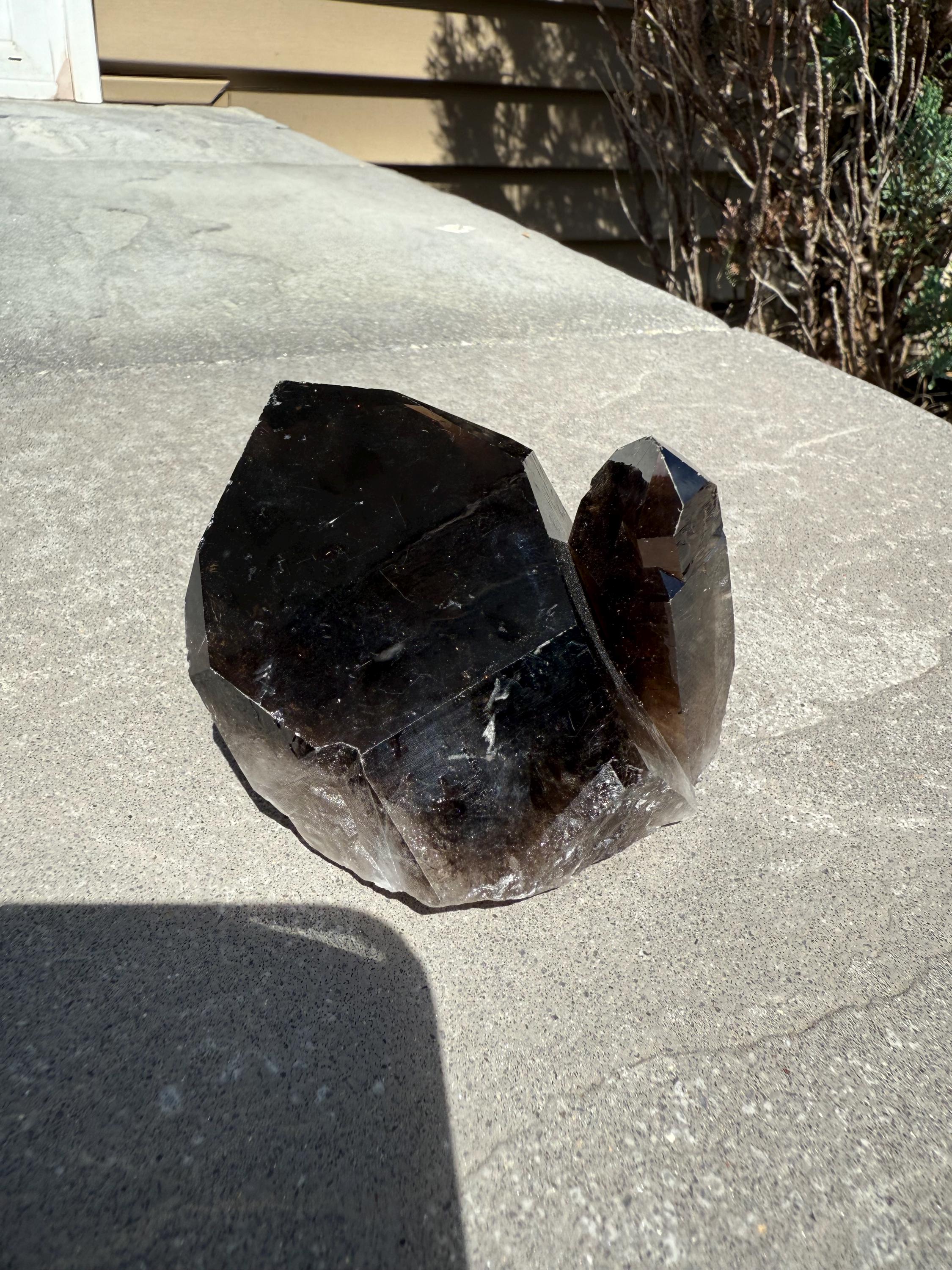 Smoky Quartz Crystal Cluster • Grounding Stone • Reiki Healing Decor • Natural Mineral Specimen • Spiritual Home Decor 7