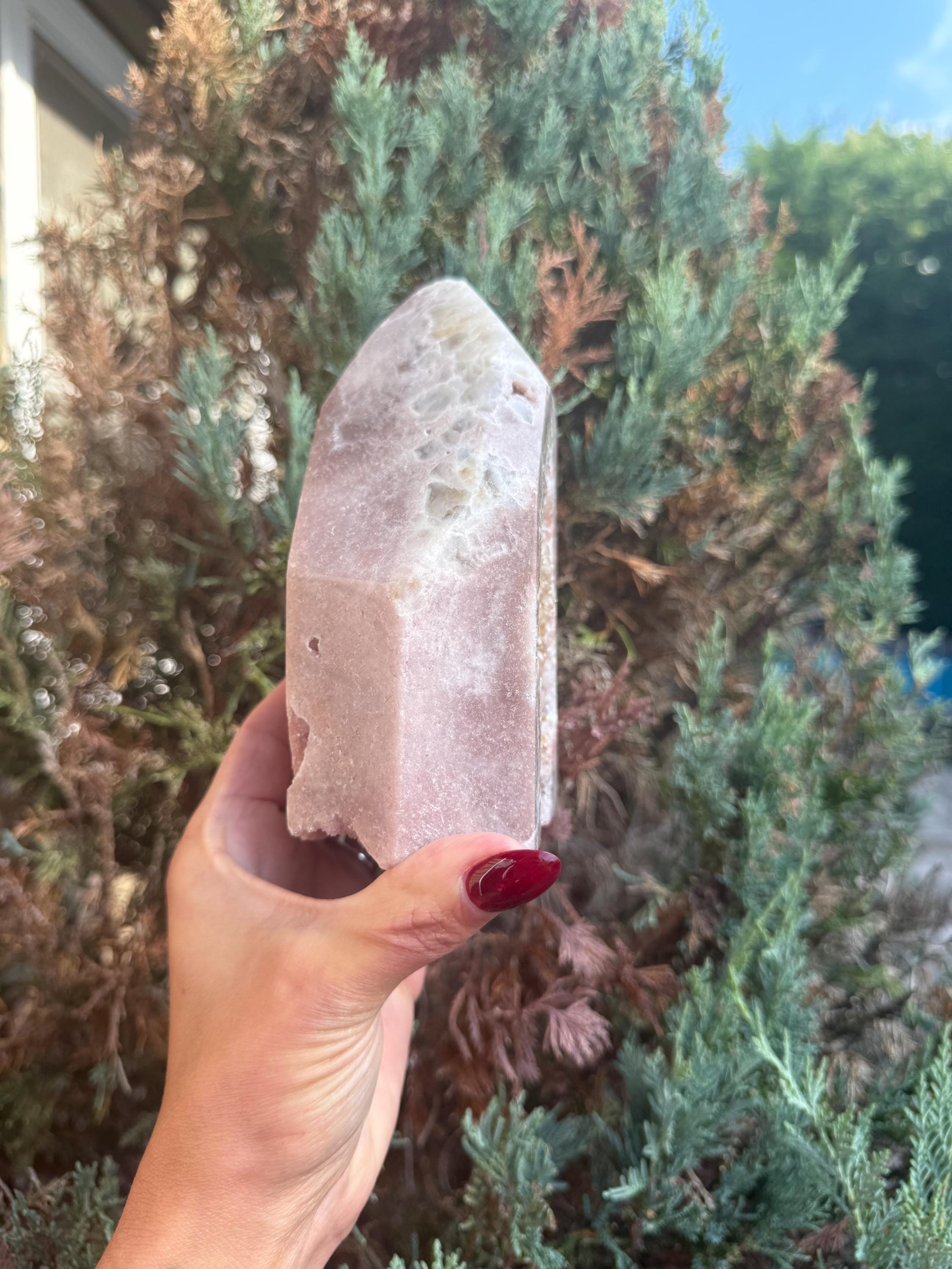 Druzy Pink Amethyst Crystal Freeform from Brazil: Crystal Home Decor 18