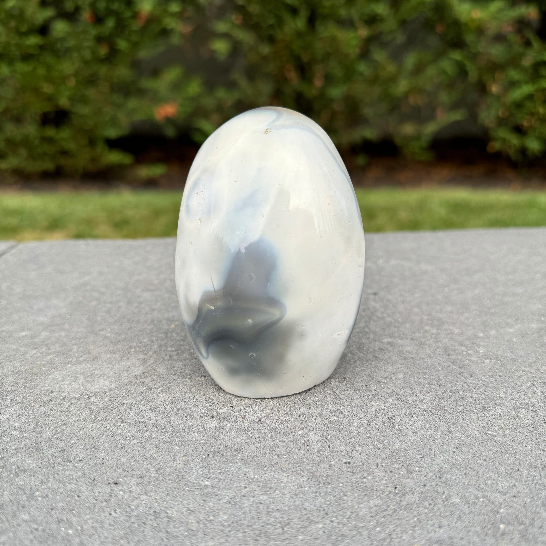 Orca Agate with Druzy Amethyst Freeform • Polished Healing Crystal • Rare Mineral Specimen • Spiritual Decor 5