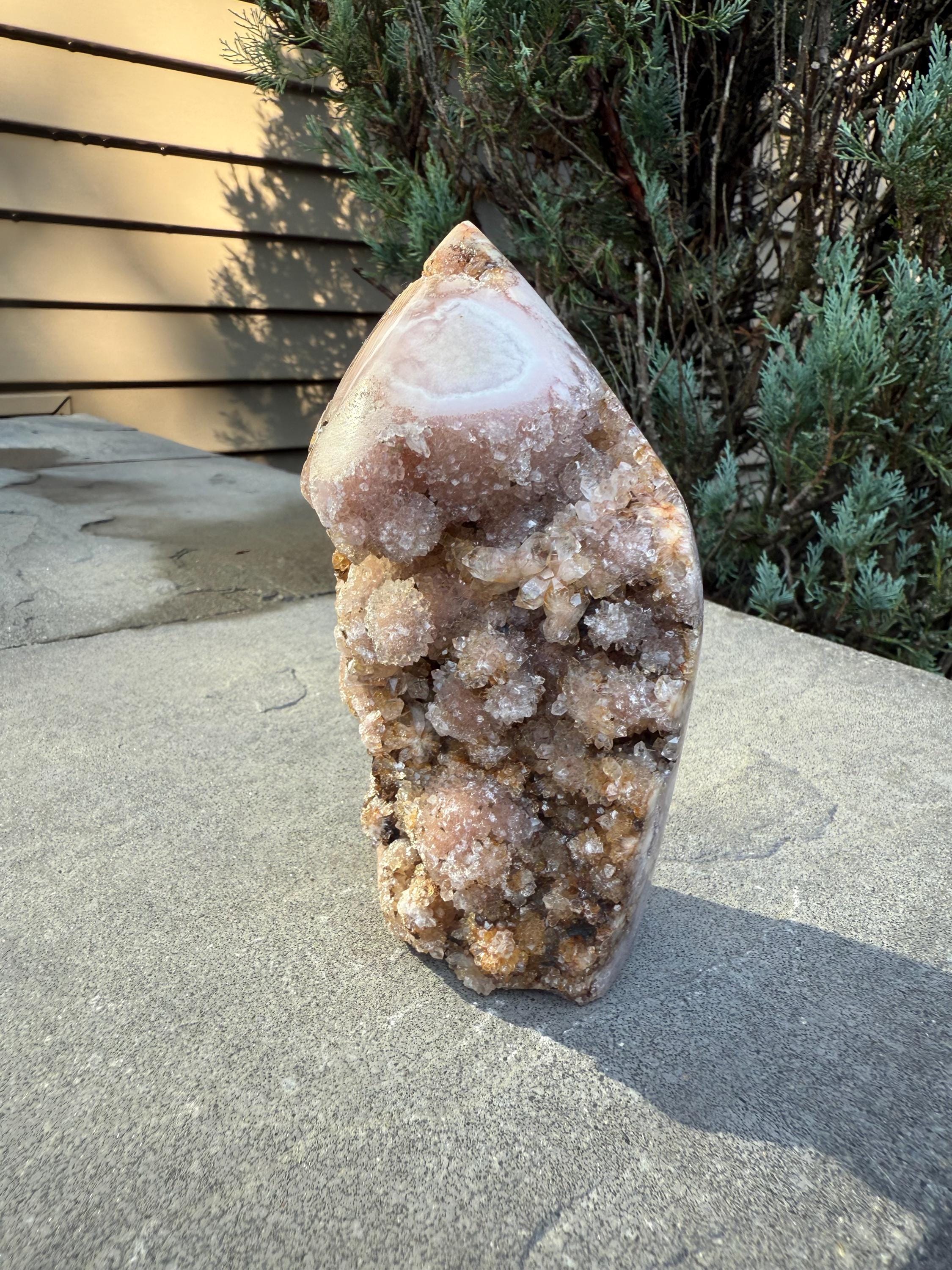 Dark Pink Amethyst Druzy Freeform Crystal • Sparkling Brazil Specimen • Spiritual Decor 7
