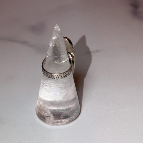 Large Blue Kyanite Statement Ring: 925 Sterling S… - image 11