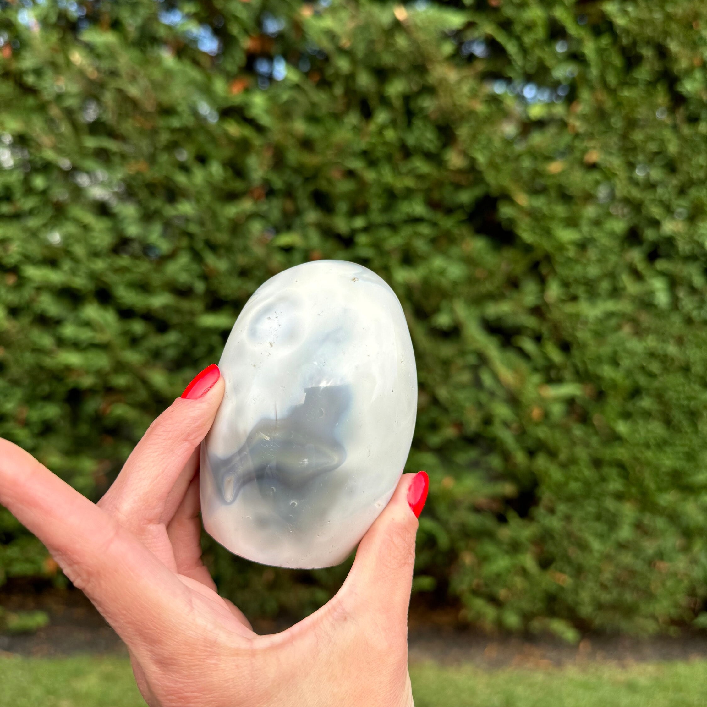 Orca Agate with Druzy Amethyst Freeform • Polished Healing Crystal • Rare Mineral Specimen • Spiritual Decor 9