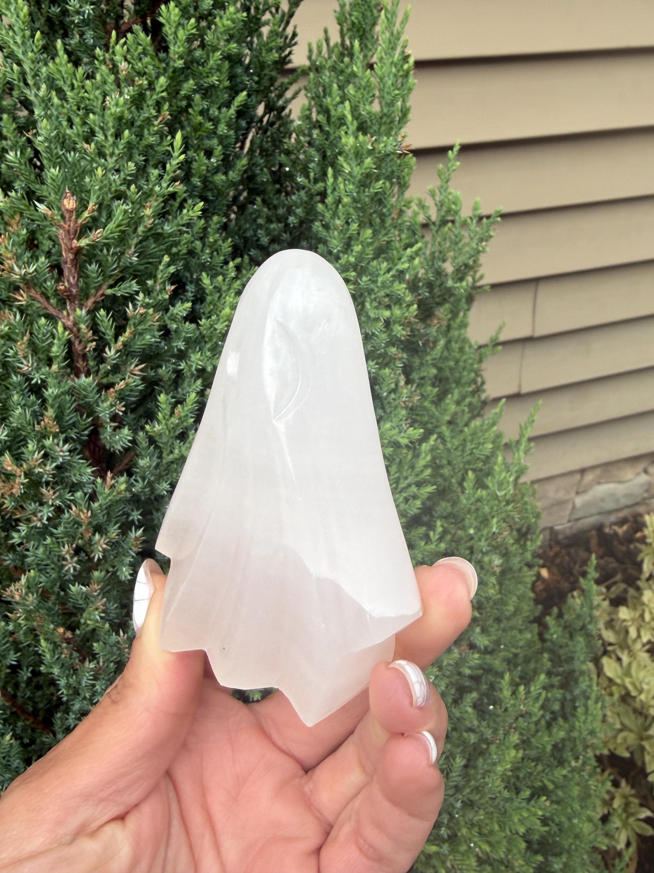 Calcite Ghost Crystal Carving 7