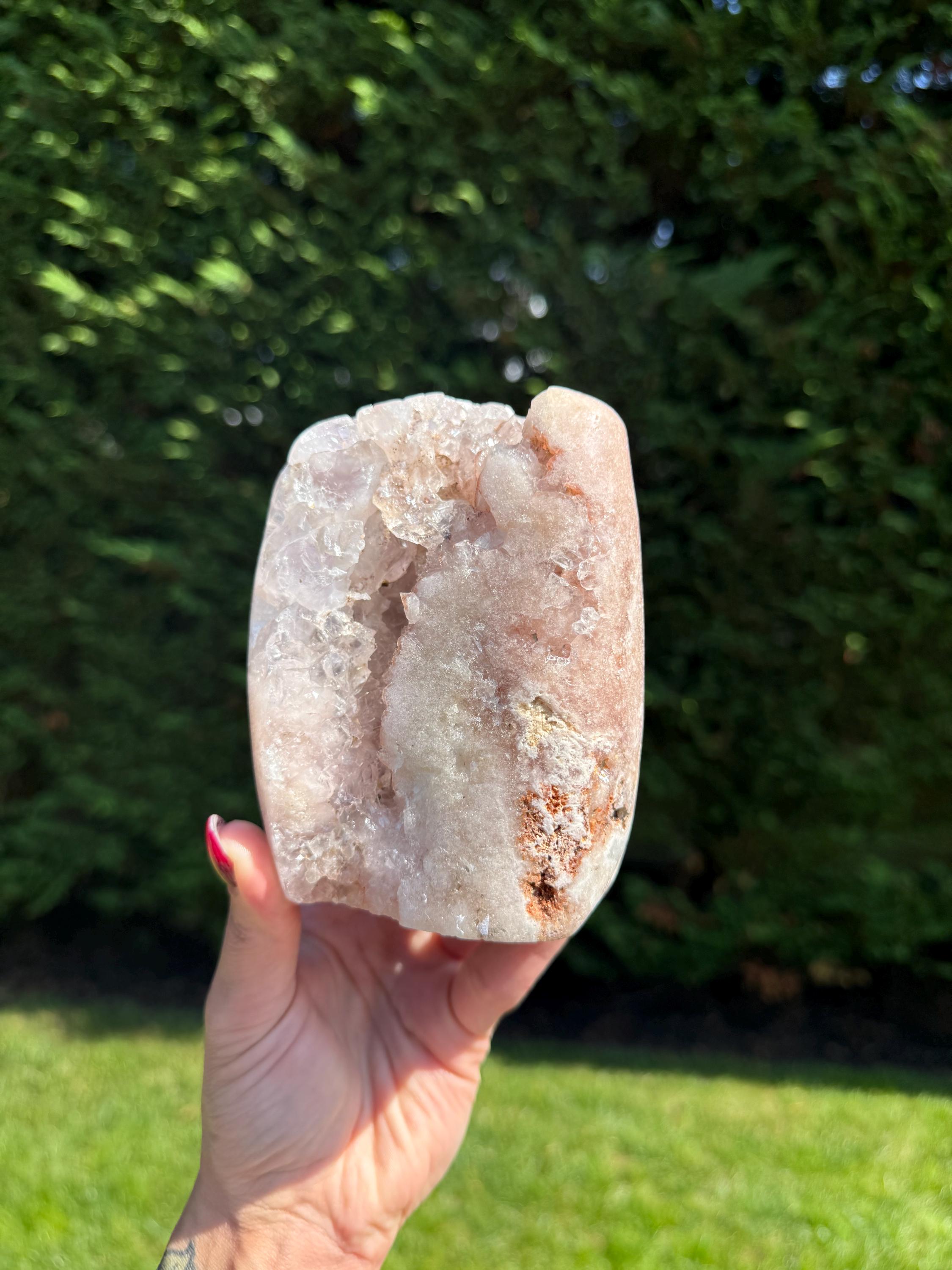 Large Pink Amethyst Druzy Freeform • Brazil • Sparkling Crystal Specimen • Healing Stone • Mineral Decor 3