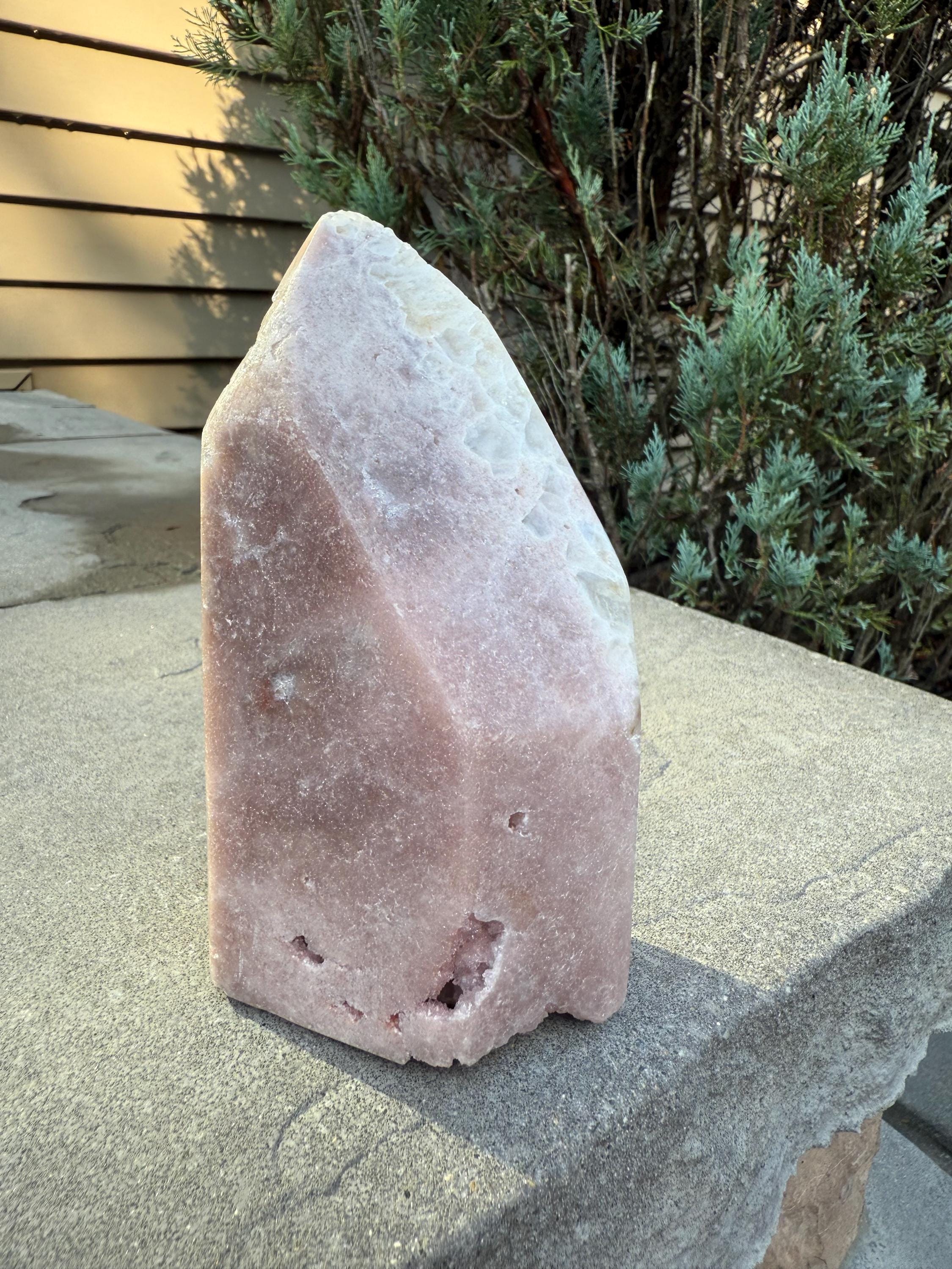 Druzy Pink Amethyst Crystal Freeform from Brazil: Crystal Home Decor 4