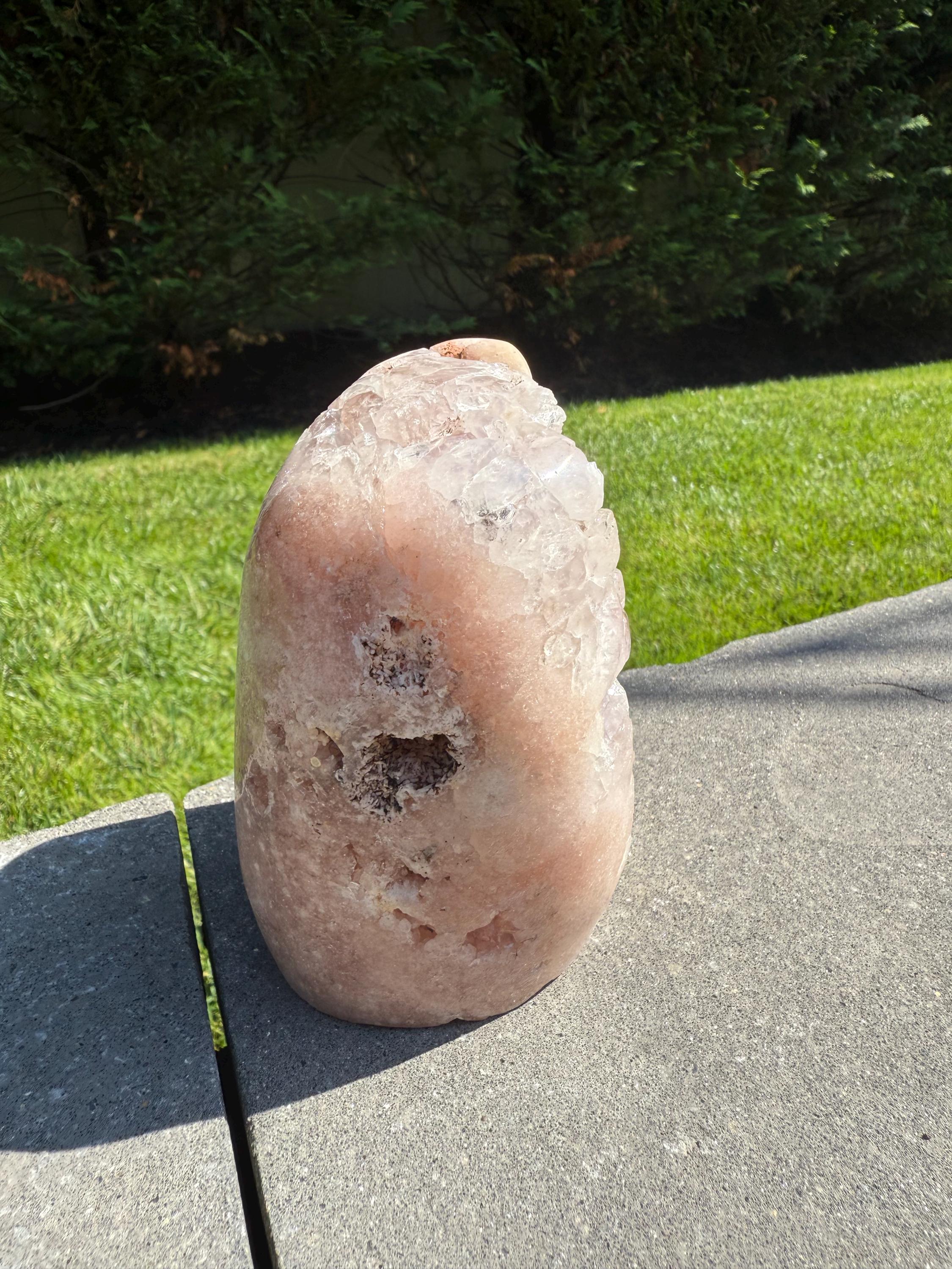 Large Pink Amethyst Druzy Freeform • Brazil • Sparkling Crystal Specimen • Healing Stone • Mineral Decor 12