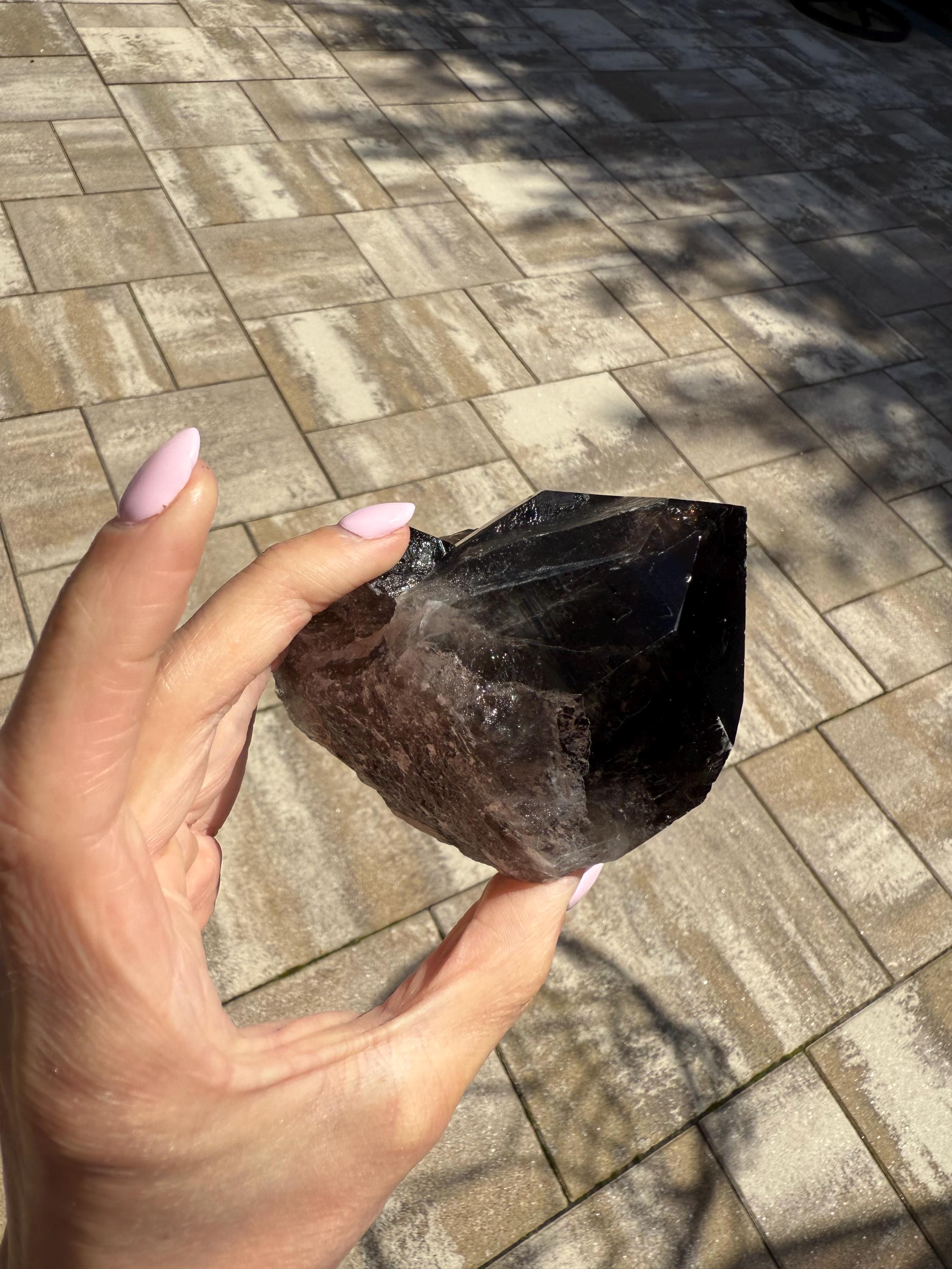 Smoky Quartz Crystal Cluster • Grounding Stone • Reiki Healing Decor • Natural Mineral Specimen • Spiritual Home Decor 8