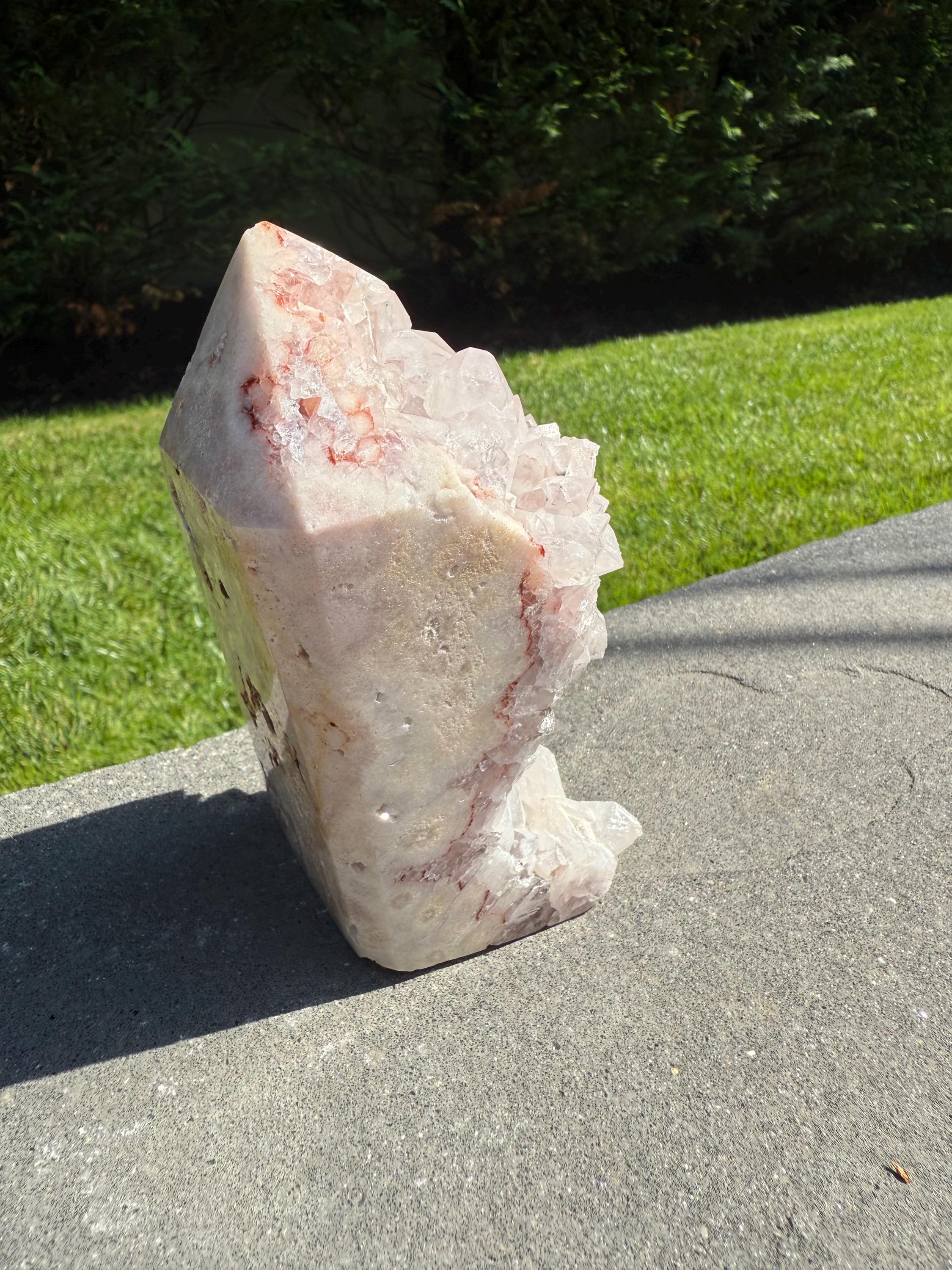 Pink Amethyst Druzy Freeform • Brazil Crystal • Sparkling Healing Stone • Mineral Specimen • Home Decor 5