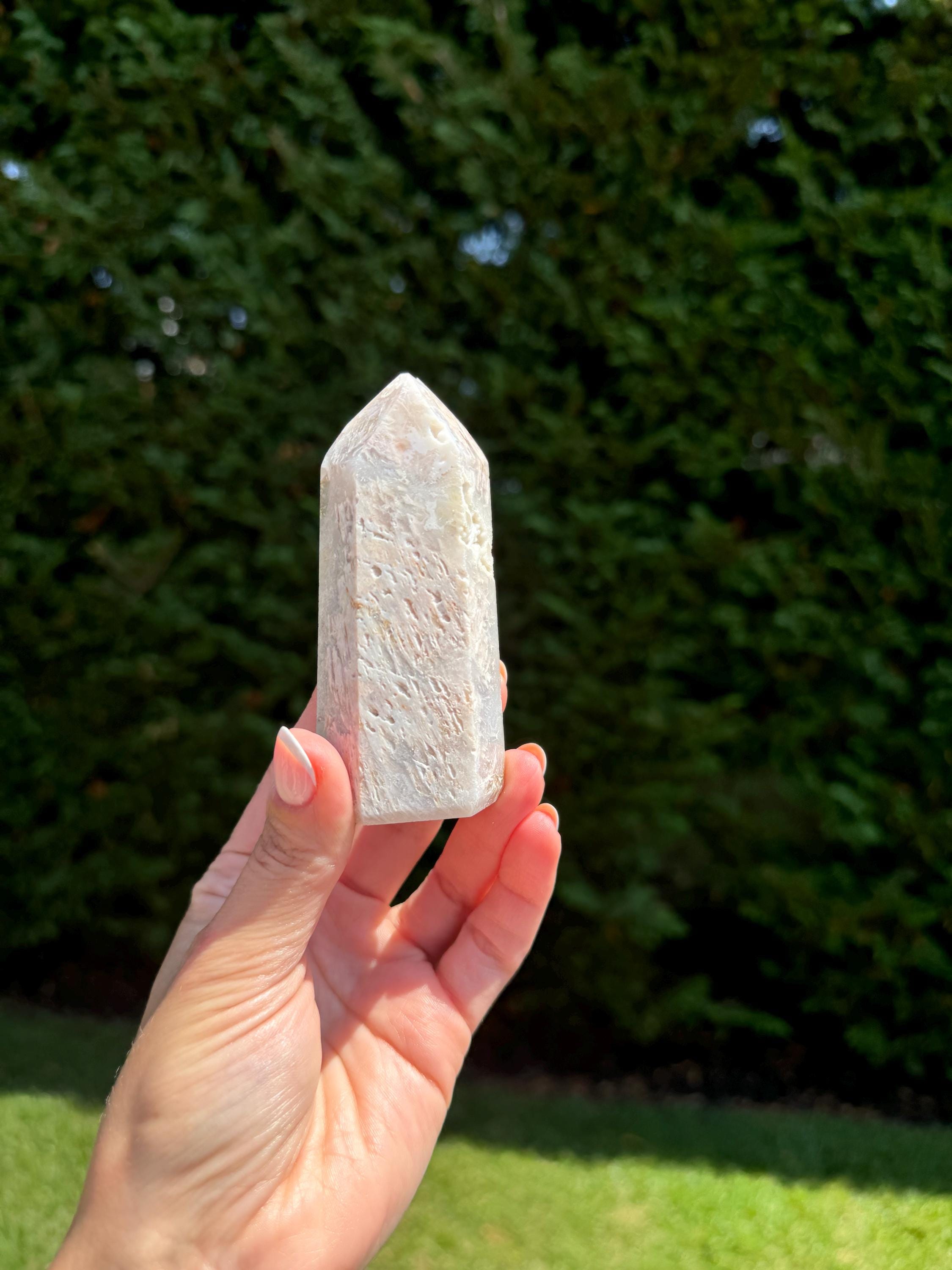 Pink Amethyst Druzy Tower • 3.5 Inch Polished Crystal Point, Geode Quartz Decor 2