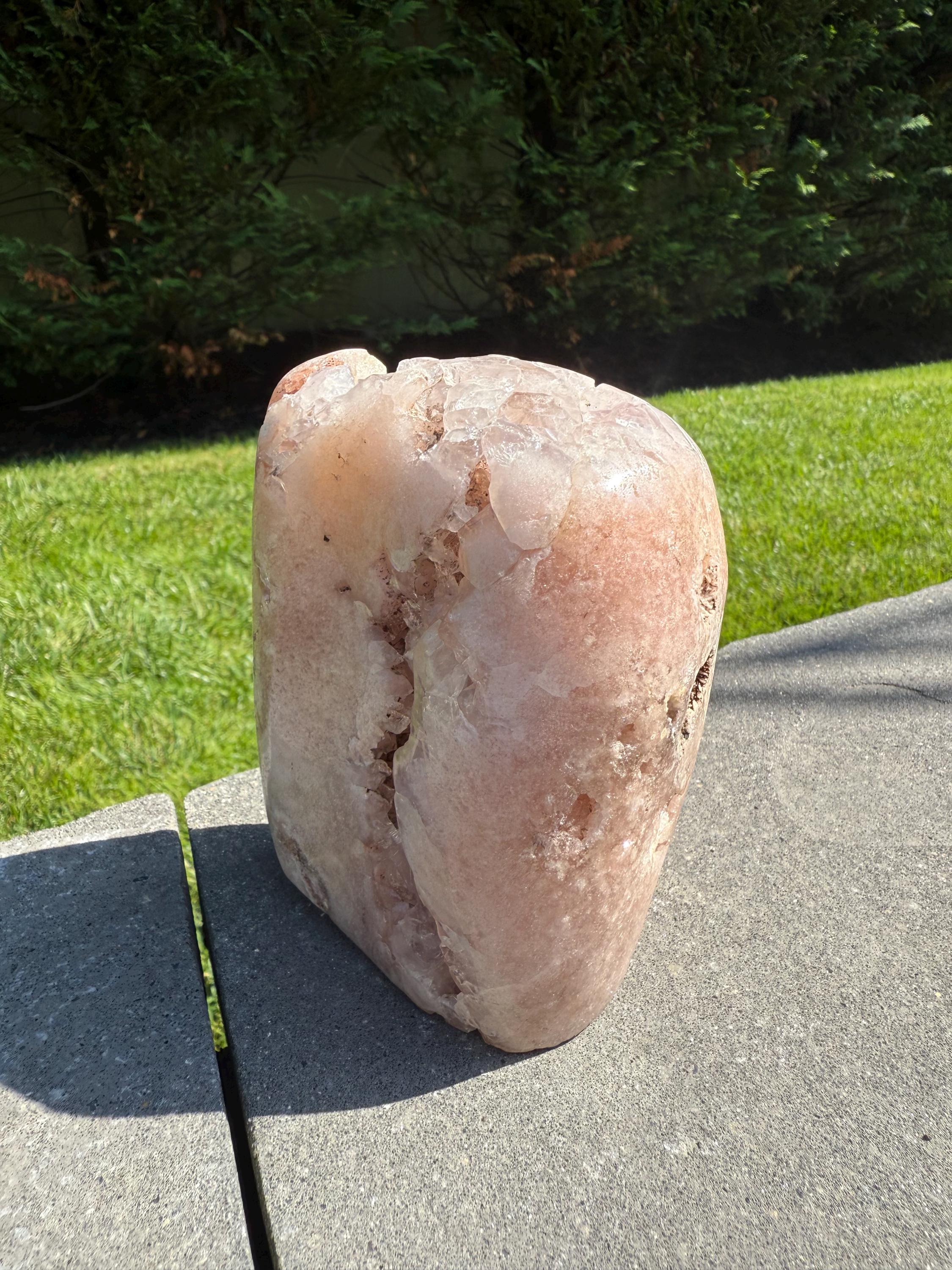 Large Pink Amethyst Druzy Freeform • Brazil • Sparkling Crystal Specimen • Healing Stone • Mineral Decor 11