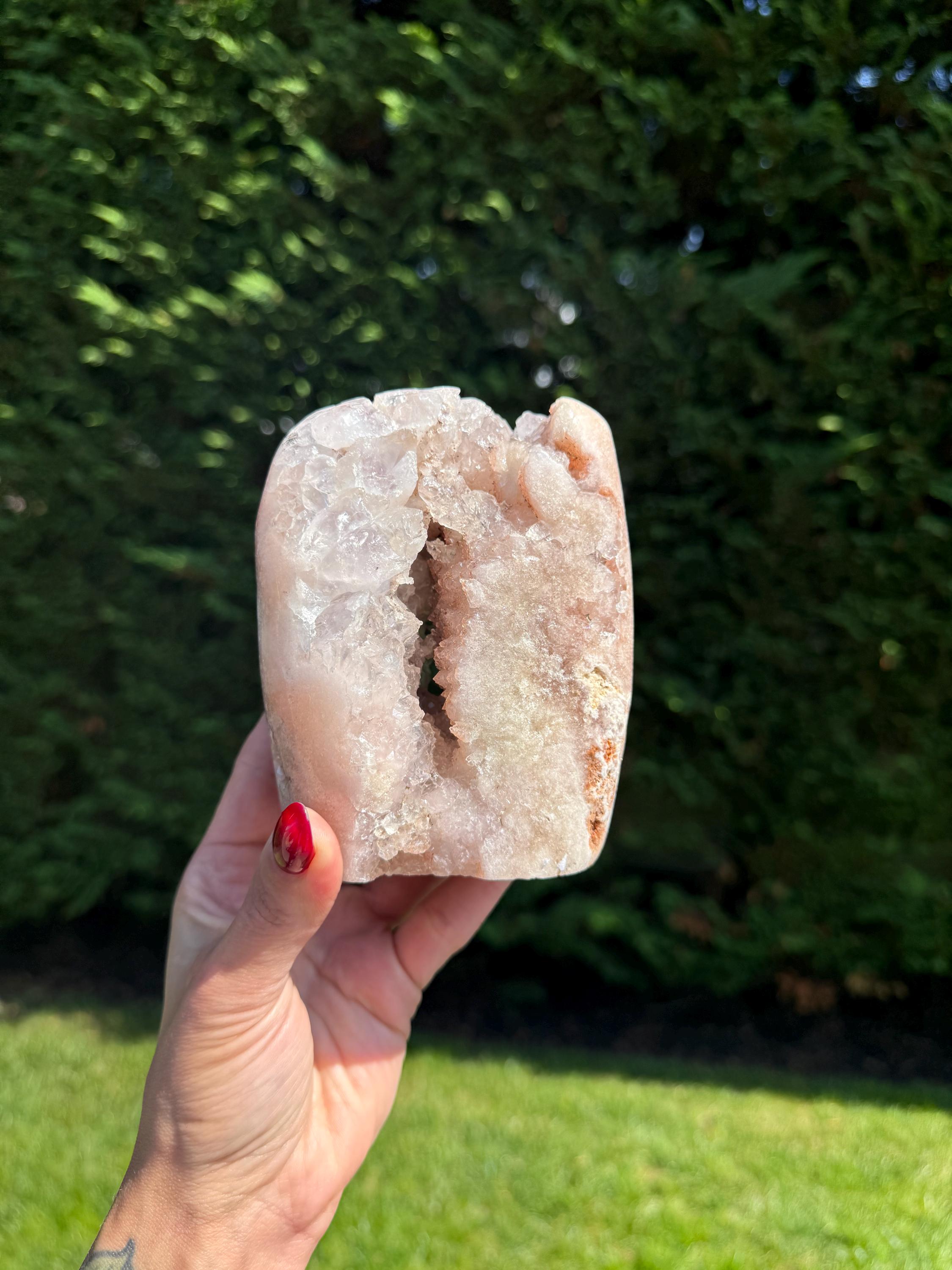 Large Pink Amethyst Druzy Freeform • Brazil • Sparkling Crystal Specimen • Healing Stone • Mineral Decor 2